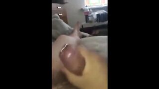 Quick jerk off and huge cum shot 2