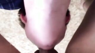 Facefucking and deepthroating Russian college twink (College Boy)