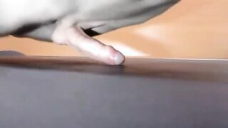 Pushups humping cum 4 orgasm