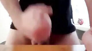 Twink Handjob: Massive Cum Load!