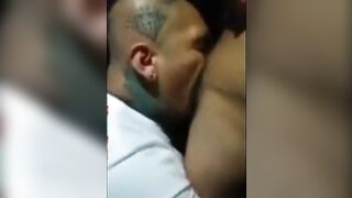 Latino Tattooed Guy Sucks to Join Reminez Gang