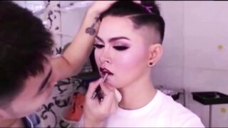 Asian Princess: Emo Crossdresser's Vintage Webcam Show