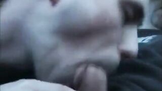 Car Blowjob with a Twist: I Cum in His Mouth!