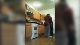 Black Twinks' Kitchen Banging