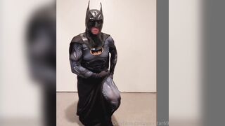 Batman AMPLE SPUNK-PUMP and AMPLE CUM-SHOT Batman's Venture's Sequence One Costume play