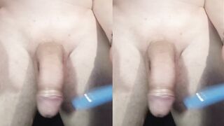 super hot skewer sleeve injections and four Color pen with mastrubation and final orgasm