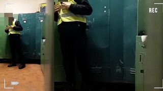 Security Guard in Locker Guest room