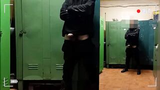 Security Guard in Locker Guest room