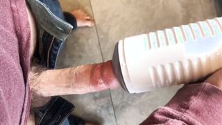 Glad father using his buddy's bounty on his yam-sized large fuck-stick.