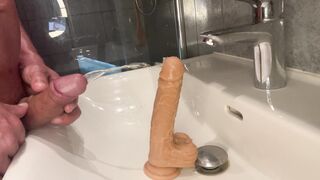 Mischievous masturbate off guideline with sloppy chat and urinate