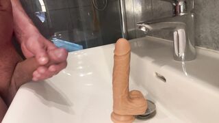 Mischievous masturbate off guideline with sloppy chat and urinate