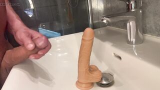 Mischievous masturbate off guideline with sloppy chat and urinate