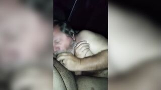 Grandfather's Big Cock Blowjob by a Buddy