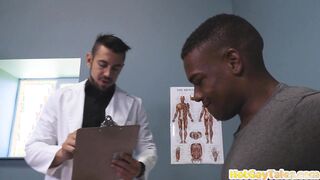 NEXT DOOR STUDIOS - Amateur Ebony boy throated and smashed by therapist in infirmary