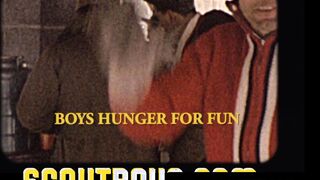 Young scout Damien Grey and scoutmaster Adam erupted their jizz from a sexual lust