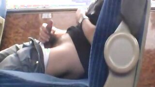 Twink Handjob in the Bus