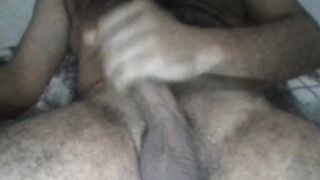 Wooly otter masturbating off his immense man-meat on web cam with red-hot moanings