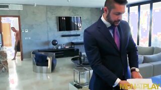 MENATPLAY Torned Manuel Skye Butt sex Romps Suited Seth Santoro