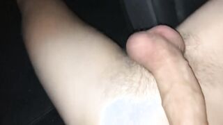 Stroking My Big Cock in the Car - Twink Webcam Solo