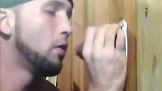 Amateur Glory Hole Blowjob with Big Cock Cumshots