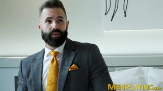 Wet and rough anal fucking suited Dani Robles and Hairy Wolf