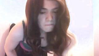 Femboy Twink Strokes on Webcam4444