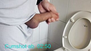 I showcase my long foreskin while peeing and then an orgasm that I have never expert before