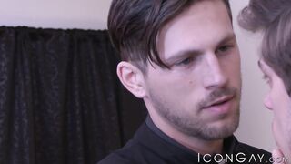 Hottie Michael Del Ray and I swap turns in sucking dicks before our anal sesh