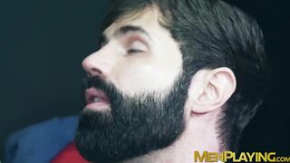 Bearded Danni Robles pounds his ass in a doggy style by hot Sir Peter