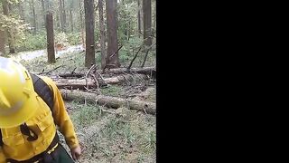 Wildfire Worker's Outdoor Masturbation Solo