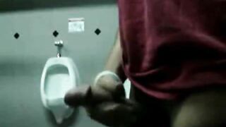 Public Handjob in a Restroom by Bigcockflasher88