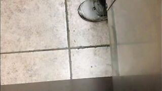 Amateur Cock Play in the Stall