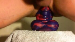 Anal Fun with Flint the Bad Dragon: Amateur Gay Fisting Video