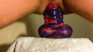 Anal Fun with Flint the Bad Dragon: Amateur Gay Fisting Video