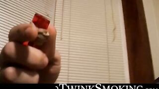 Stud Bryce Corbin smokes three at once while he rocks his dick