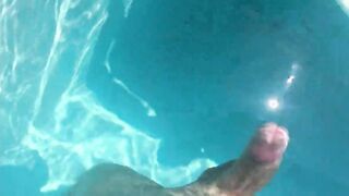 Swimming Pool Masturbation Hands Free Orgasm