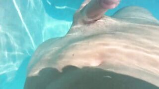 Swimming Pool Masturbation Hands Free Orgasm