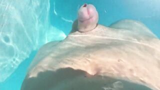 Swimming Pool Masturbation Hands Free Orgasm