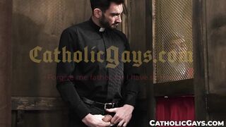 I felt holy and cleansed after priest Jack Aries cums inside my butt