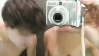 Amateur Twinks' Wank Session in a Fitting Room Caught on Cam