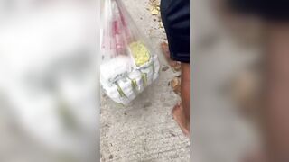 BrunoM fucked by street vendor