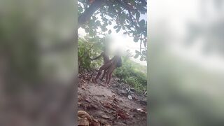 BrunoM fucked by hiker on the trail