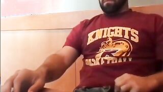 Bearded Bro Public Jerk Off in A Coffee Shop 12