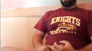 Bearded Bro Public Jerk Off in A Coffee Shop 12