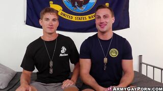 No one sucks cock like army brat Brandon Anderson