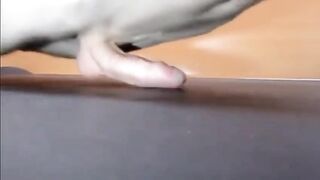 Pushups humping cum closeup