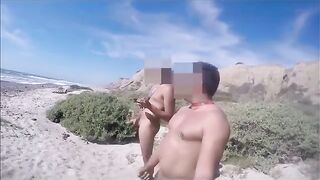 Bronha com primo hetero na praia parte 2