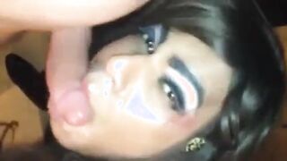 Sexy Latin Crossdresser Blowjob6666