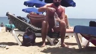 Big-Cock Daddy Bear at the Beach