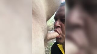 Big-Cock Daddy Blowjob in the Dunes